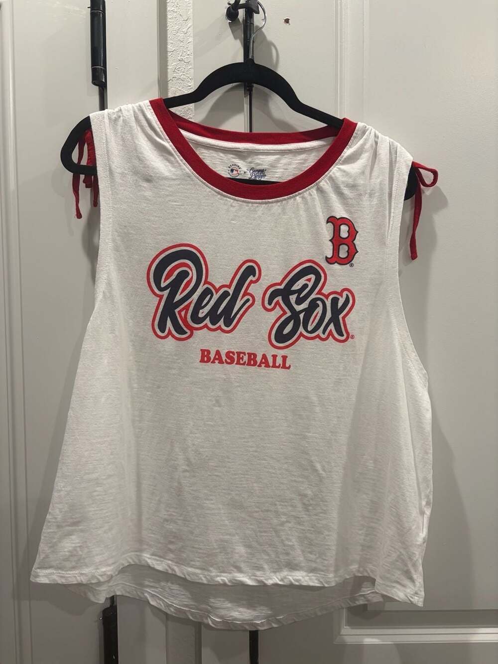 Boston Red Sox MLB Graphic Tank Top 2XL White Red